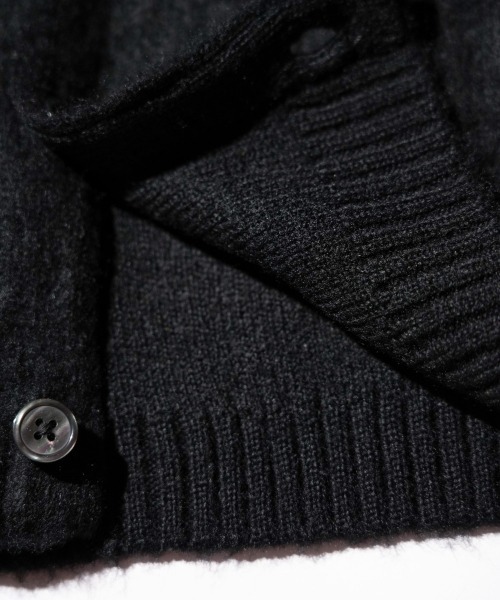 TOWNCRAFT / タウンクラフト SOLID SHAGGY CARDIGAN 無地 ソリッド