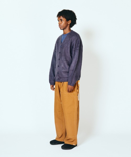 TOWNCRAFT（タウンクラフト）の「TOWNCRAFT / タウンクラフト SOLID SHAGGY CARDIGAN 無地 ソリッドシャギーカーディガン モヘアタッチ（カーディガン/ボレロ・メンズ・ネイビー/チャコールグレー/ヘザーグレー/グリーン/ピンク/ブラック/ブラウン・X-SMALL/SMALL/MEDIUM/LARGE）」の15枚目の写真