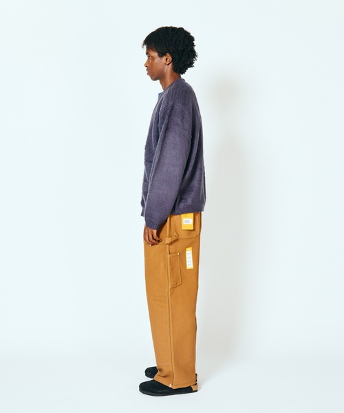 TOWNCRAFT（タウンクラフト）の「TOWNCRAFT / タウンクラフト SOLID SHAGGY CARDIGAN 無地 ソリッドシャギーカーディガン モヘアタッチ（カーディガン/ボレロ・メンズ・ネイビー/チャコールグレー/ヘザーグレー/グリーン/ピンク/ブラック/ブラウン・X-SMALL/SMALL/MEDIUM/LARGE）」の16枚目の写真