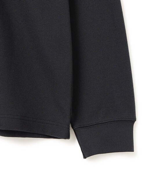 BEAMS GOLF（ビームスゴルフ）の「【別注】JONES / ロングスリーブ ワッフル ポロシャツ（ポロシャツ・メンズ・ブラック/ネイビー・SMALL/MEDIUM/LARGE/X-LARGE）」の11枚目の写真