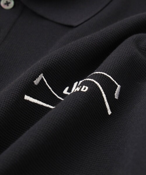 BEAMS GOLF（ビームスゴルフ）の「【別注】JONES / ロングスリーブ ワッフル ポロシャツ（ポロシャツ・メンズ・ブラック/ネイビー・SMALL/MEDIUM/LARGE/X-LARGE）」の14枚目の写真