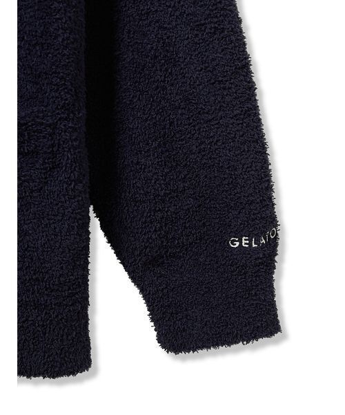 gelato pique(ジェラートピケ)の「【ONLINE限定】【HOMME】ベビモコベアワンポイントカーディガン(ルームウェア/パジャマ・メンズ・ダークグレー/ネイビー/ベージュ/ミント・M/XL/L)」の14枚目の写真