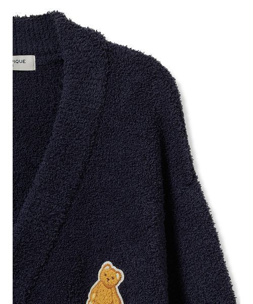 gelato pique(ジェラートピケ)の「【ONLINE限定】【HOMME】ベビモコベアワンポイントカーディガン(ルームウェア/パジャマ・メンズ・ダークグレー/ネイビー/ベージュ/ミント・M/XL/L)」の18枚目の写真