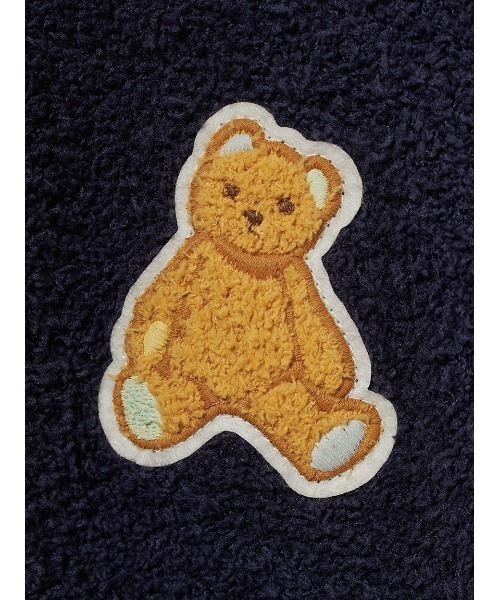 gelato pique(ジェラートピケ)の「【ONLINE限定】【HOMME】ベビモコベアワンポイントカーディガン(ルームウェア/パジャマ・メンズ・ダークグレー/ネイビー/ベージュ/ミント・M/XL/L)」の12枚目の写真