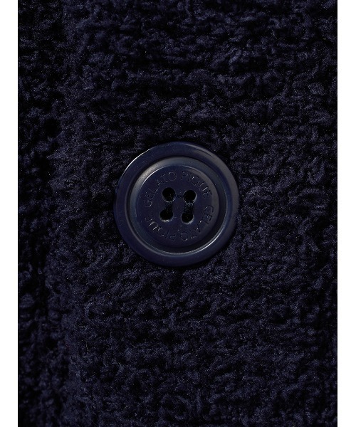 gelato pique(ジェラートピケ)の「【ONLINE限定】【HOMME】ベビモコベアワンポイントカーディガン(ルームウェア/パジャマ・メンズ・ダークグレー/ネイビー/ベージュ/ミント・M/XL/L)」の8枚目の写真