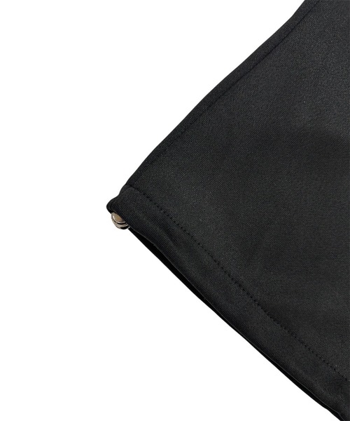 VIBGYOR（ヴィブジョー）の「バレルレッグワイドスウェットパンツ / 裏起毛 ルーズシルエット ボトム(CZ)（スウェットパンツ・レディース・ブラック/ホワイト・LARGE/MEDIUM）」の15枚目の写真