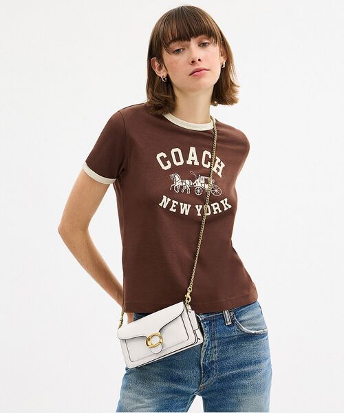 COACH(コーチ)の「タビー チェーン クロスボディ バッグ 19(ショルダーバッグ・レディース・ホワイト系その他・ONE)」の3枚目の写真