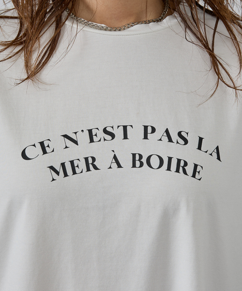 abahouse mavie(アバハウスマヴィ)の「ロゴロンT(Tシャツ/カットソー・レディース・チャコールグレー/ブラウン/ホワイト系その他・フリー)」の11枚目の写真