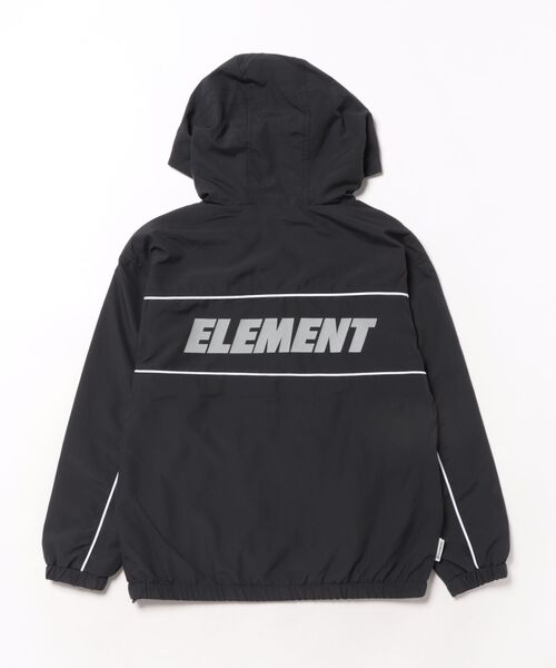 ELEMENT(エレメント)の「ELEMENT/エレメント SPORT JACKET YOUTH キッズ ジャケット BF026-773(ナイロンジャケット・キッズ・ライトグレー/ブラック・130cm/140cm/150cm/160cm)」の3枚目の写真