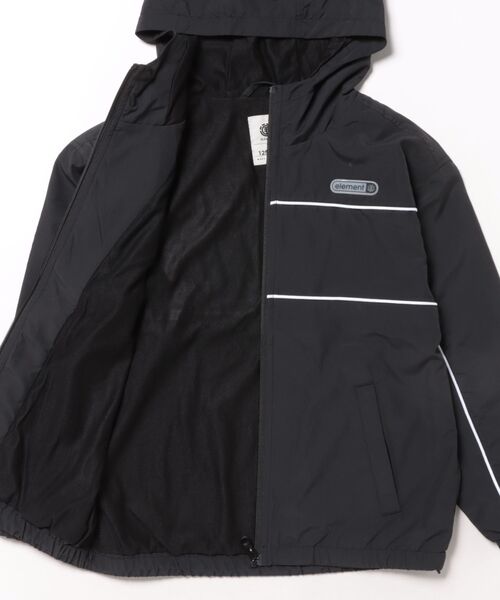 ELEMENT(エレメント)の「ELEMENT/エレメント SPORT JACKET YOUTH キッズ ジャケット BF026-773(ナイロンジャケット・キッズ・ライトグレー/ブラック・130cm/140cm/150cm/160cm)」の4枚目の写真