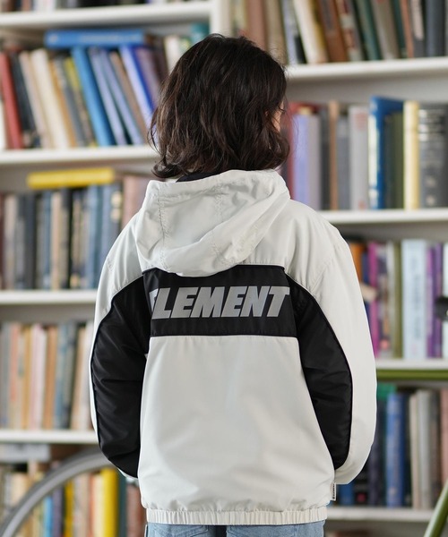 ELEMENT(エレメント)の「ELEMENT/エレメント SPORT JACKET YOUTH キッズ ジャケット BF026-773(ナイロンジャケット・キッズ・ライトグレー/ブラック・130cm/140cm/150cm/160cm)」の12枚目の写真