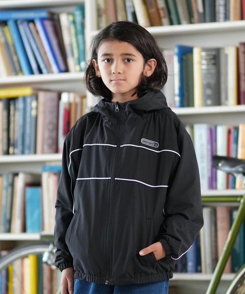 ELEMENT(エレメント)の「ELEMENT/エレメント SPORT JACKET YOUTH キッズ ジャケット BF026-773(ナイロンジャケット・キッズ・ライトグレー/ブラック・130cm/140cm/150cm/160cm)」の9枚目の写真