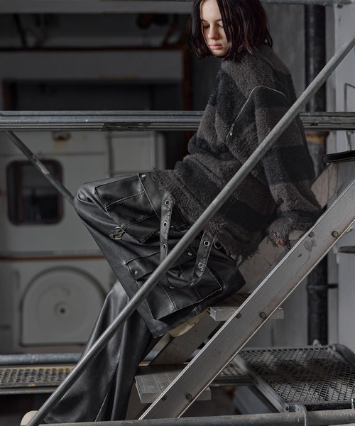 ERAR（エラー）の「【ERAR】PU合皮サスペンダースーパーワイドハイ