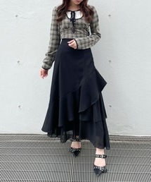 one way | フリルレイヤードスカート(スカート)