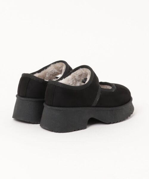 JELLY BEANS（ジェリービーンズ）の「厚底ムートンストラップシューズ(210-56381)JELLY BEANS(ジェリービーンズ)（パンプス・レディース・ブラック/キャメル・S/M/L/LL）」の18枚目の写真