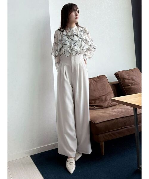 MERCURYDUO(マーキュリーデュオ)の「basicワイドパンツ(その他パンツ・レディース・ベージュ/グレー/ブラック・SMALL/MEDIUM)」の18枚目の写真
