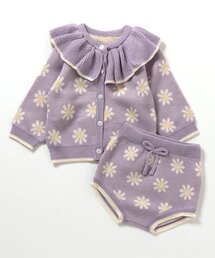 apres les cours | 【リンク】ハート・フラワー衿フリルニットセットアップ(その他ベビーウェア)