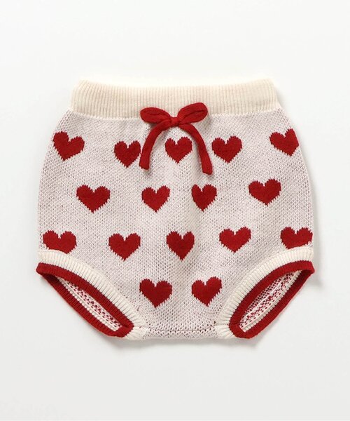 apres les cours（アプレレクール）の「【リンク】ハート・フラワー衿フリルニットセットアップ（その他ベビーウェア・キッズ・ラベンダー/アイボリー・70/80）」の18枚目の写真