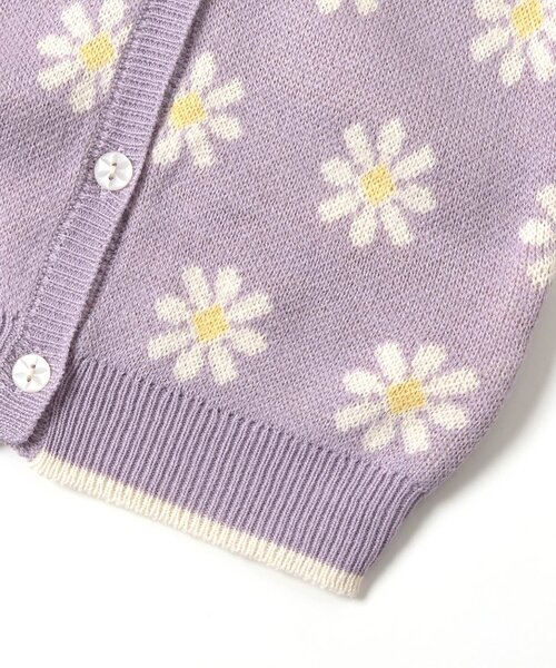apres les cours（アプレレクール）の「【リンク】ハート・フラワー衿フリルニットセットアップ（その他ベビーウェア・キッズ・ラベンダー/アイボリー・70/80）」の20枚目の写真