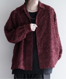 LILL（リル）の「ルーズシルエットフリンジシアーロングスリーブシャツ（シャツ/ブラウス）」