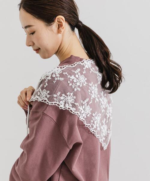 URBAN RESEARCH(アーバンリサーチ)の「レースサンカクスカーフ(バンダナ/スカーフ・レディース・オフホワイト・FREE)」の4枚目の写真