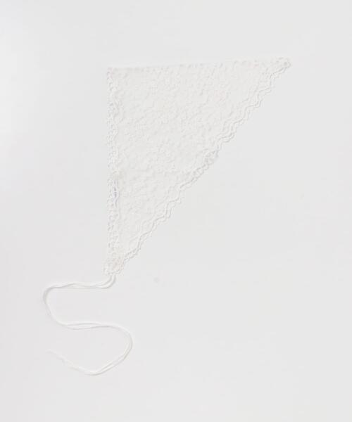 URBAN RESEARCH(アーバンリサーチ)の「レースサンカクスカーフ(バンダナ/スカーフ・レディース・オフホワイト・FREE)」の8枚目の写真