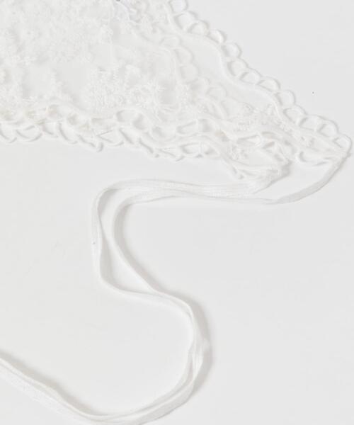 URBAN RESEARCH(アーバンリサーチ)の「レースサンカクスカーフ(バンダナ/スカーフ・レディース・オフホワイト・FREE)」の10枚目の写真