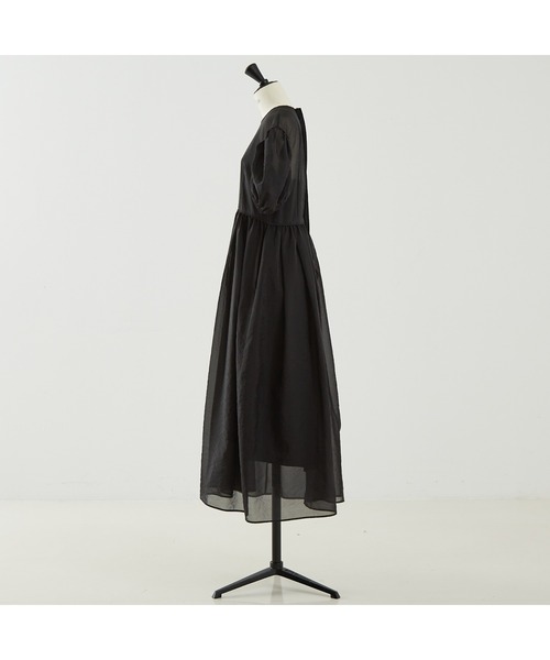 DESIGNWORKS（デザインワークス）の「【BEAUVET/ボーヴェット 】オーガンジードレス（ワンピース・レディース・オレンジ/ブラック・1）」の13枚目の写真
