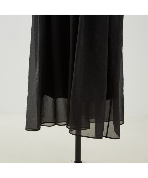 DESIGNWORKS（デザインワークス）の「【BEAUVET/ボーヴェット 】オーガンジードレス（ワンピース・レディース・オレンジ/ブラック・1）」の19枚目の写真