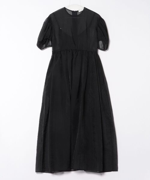 DESIGNWORKS（デザインワークス）の「【BEAUVET/ボーヴェット 】オーガンジードレス（ワンピース・レディース・オレンジ/ブラック・1）」の22枚目の写真