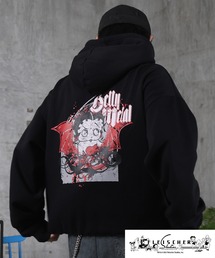 BETTY BOOP | AW 裏起毛 バックプリント パーカー メンズ レディース ユニセックス 【Betty Boop】(パーカー)