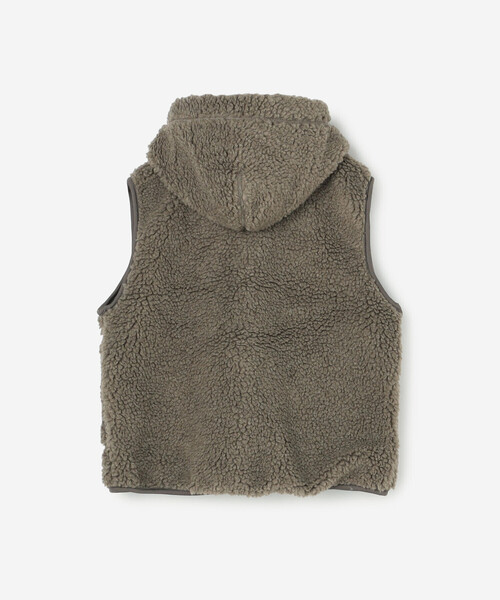 Gymphlex | ボア フードショートベスト WOMEN（その他アウター