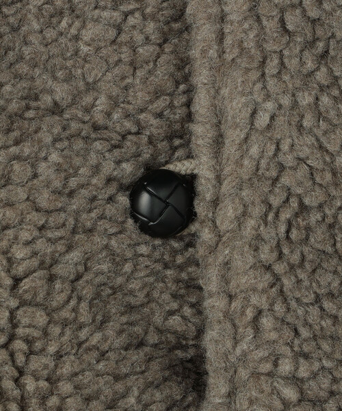 GYMPHLEX(ジムフレックス)の「Gymphlex | ボア フードショートベスト WOMEN(その他アウター・レディース・アイボリー/ベージュ系その他・14)」の12枚目の写真