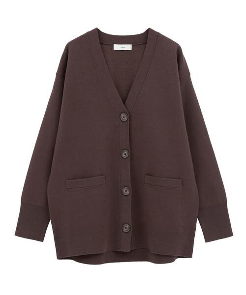 Liesse（リエス）の「バックメッセージカーディガン（カーディガン/ボレロ・レディース・モカ/ブラウン・FREE）」の2枚目の写真