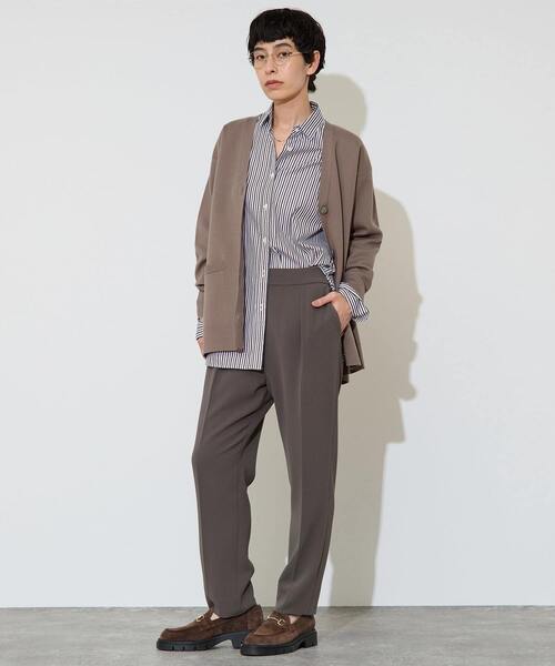 Liesse（リエス）の「バックメッセージカーディガン（カーディガン/ボレロ・レディース・モカ/ブラウン・FREE）」の9枚目の写真