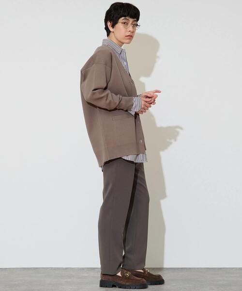 Liesse（リエス）の「バックメッセージカーディガン（カーディガン/ボレロ・レディース・モカ/ブラウン・FREE）」の11枚目の写真