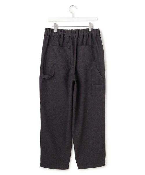 J.PRESS YORK STREET（ジェイプレスヨークストリート）の「【UNISEX】ポリエステルカルゼ ワイドペインターパンツ（その他パンツ・メンズ・ネイビー系/グレー系・MEDIUM/SMALL/LARGE）」の3枚目の写真
