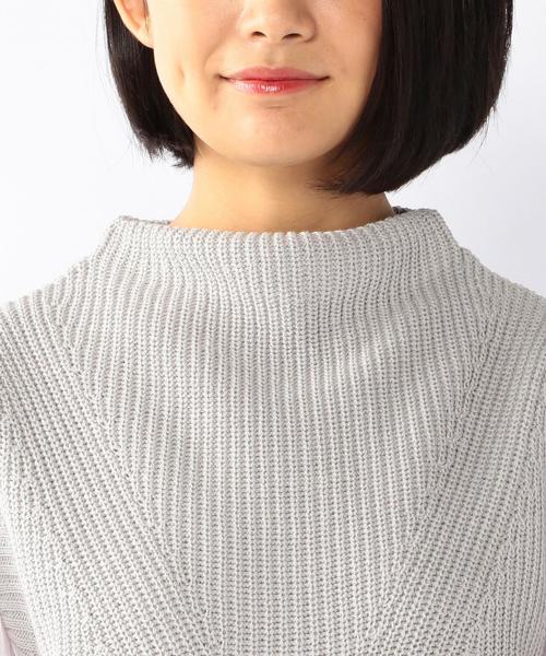 coen（コーエン）の「アゼボトルネックニットベスト（ベスト・レディース・ライトグレー/ナチュラル/ブラック・LARGE/MEDIUM）」の18枚目の写真