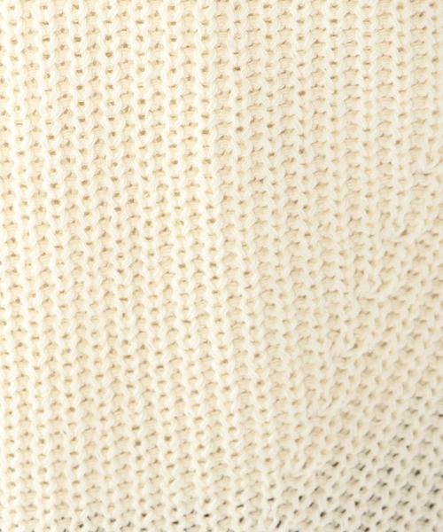 coen（コーエン）の「アゼボトルネックニットベスト（ベスト・レディース・ライトグレー/ナチュラル/ブラック・LARGE/MEDIUM）」の8枚目の写真