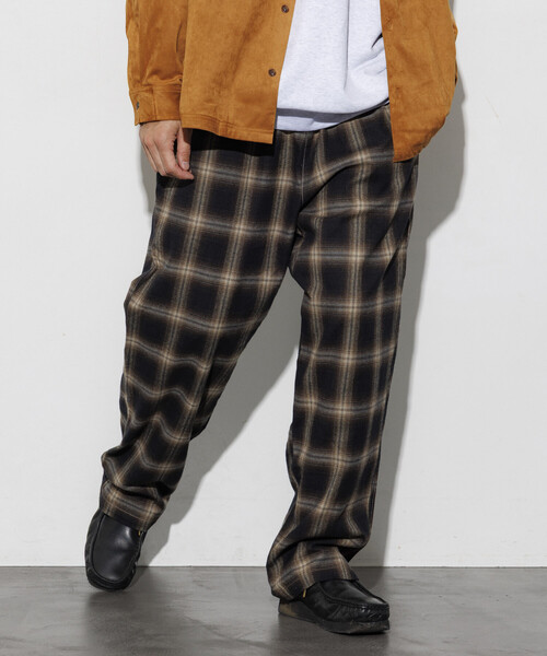 RED KAP/レッドキャップ 別注 SMU WIDE CHEF PANTS/ネルチェックシェフ