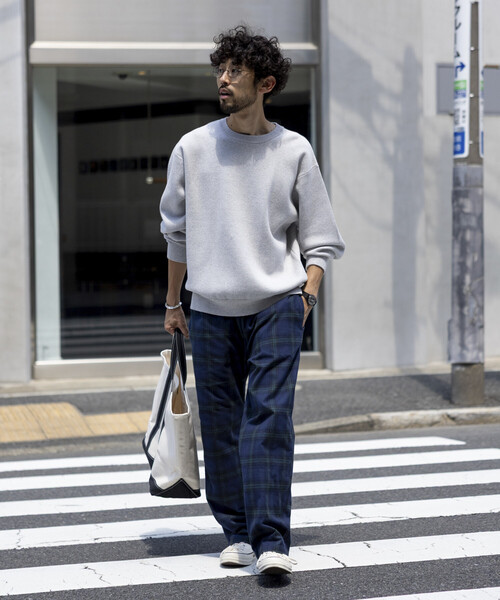 RED KAP(レッドキャップ)の「RED KAP/レッドキャップ 別注 SMU WIDE CHEF PANTS/ネルチェックシェフパンツ/リラックスフィット(その他パンツ・メンズ・ネイビー/ブラウン・SMALL/MEDIUM/LARGE)」の9枚目の写真