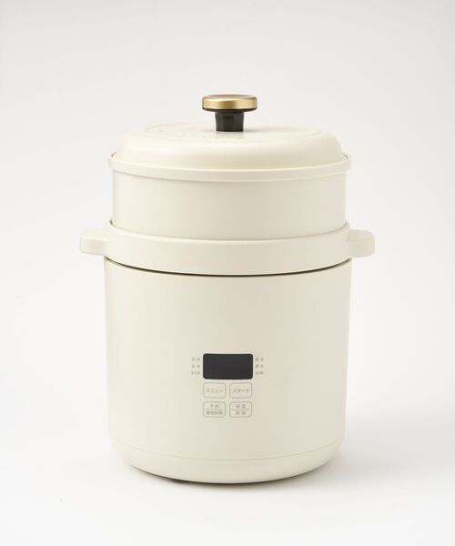 BRUNO(ブルーノ)の「コンパクトマルチ炊飯器(キッチンツール・レディース・グレー/アイボリー・フリ-)」の5枚目の写真