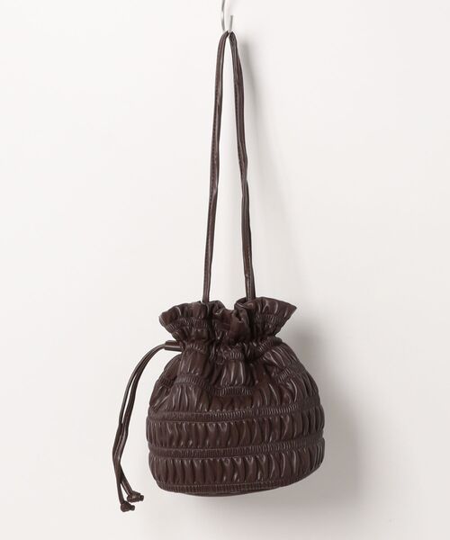 フェイクレザーシャーリングバッグ（ショルダーバッグ）｜AVALON(U.Q