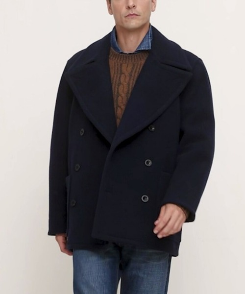 セール】イタリアン メルトン ピーコート（ピーコート）｜BANANA