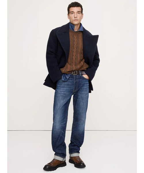 Banana Republic(バナナリパブリック)の「イタリアン メルトン ピーコート(ピーコート・メンズ・ネイビー・XL/M/S/L)」の8枚目の写真