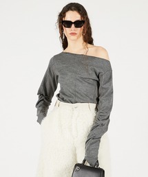 PRANK PROJECT | ウールスラウチースリーブトップ / Wool Slouchy Sleeve Top(Tシャツ/カットソー)