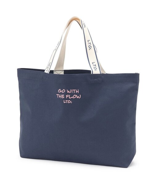 コラボバック❣️ 刺繍トートバッグ 青 GOODPRICE】刺しゅうトートバッグ（トートバッグ）｜LOVETOXIC