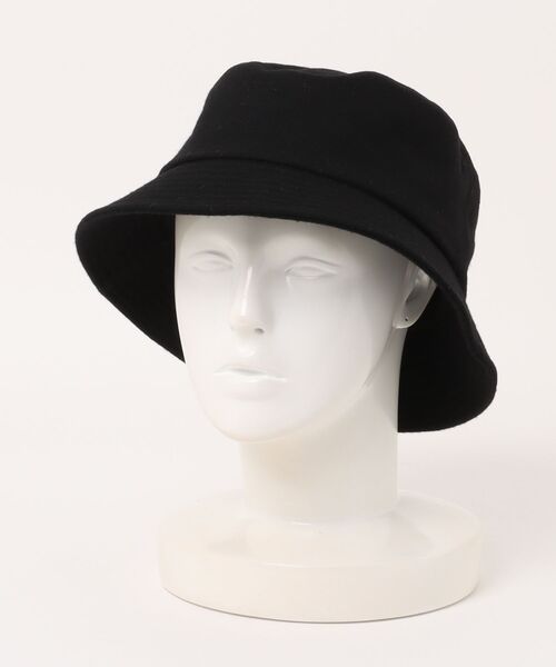 KIJIMA TAKAYUKI(キジマ タカユキ)の「KIJIMA TAKAYUKI MELTON BUCKET HAT(ハット・メンズ・ブラック・2/3)」の3枚目の写真