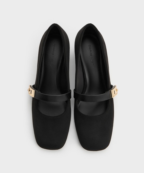 CHARLES & KEITH（チャールズ & キース）の「Lando ランド メタリックバックルメリージェーンパンプス（パンプス・レディース・ブラック系その他2/オフホワイト/ベージュ/ブラック系その他・22.5cm/23cm/23.5cm/24.5cm/25cm/25.5cm）」の18枚目の写真