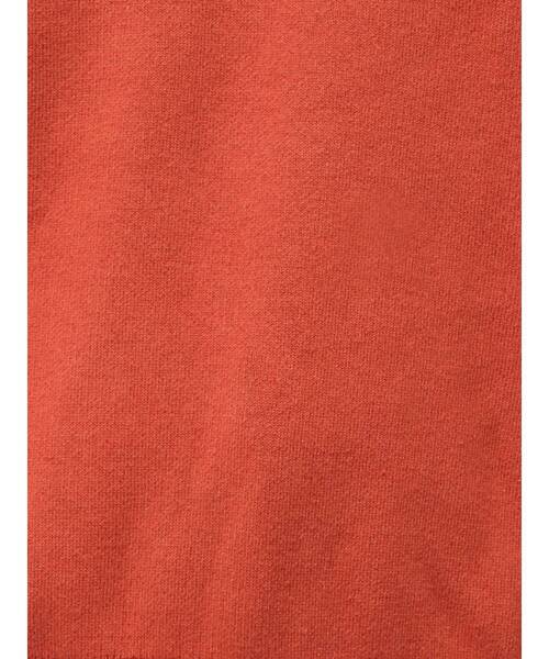 Ungrid（アングリッド）の「カシミヤ混スムース編みルーズニット（ニット/セーター・レディース・ライトグレー/オレンジ/ブラック・FREE）」の4枚目の写真